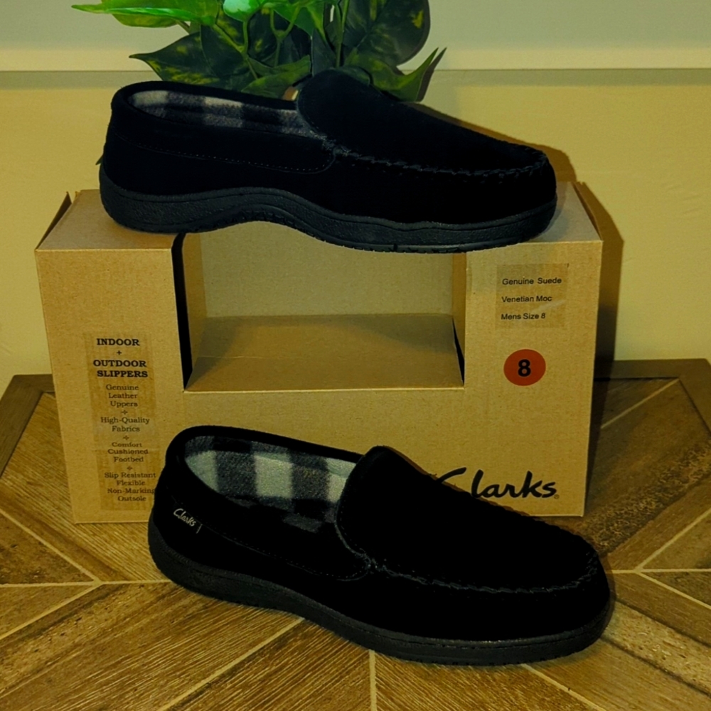 Clark's Genuine Suede Venetian Moccasins